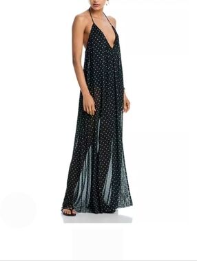 chinese dress ladies Miranda Halter Ruffle Tier Maxi Dress main image 1